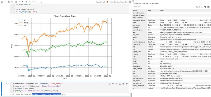 Automate Stock Analysis with Python and Yfinance: Generate Excel ...